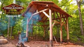 She Digs It | The Forest Kitchen | Off Grid Log Cabin Build, Ep.4 S1 She Digs It | The Forest Kitchen | Off Grid Log Cabin Build, Ep.4 S1