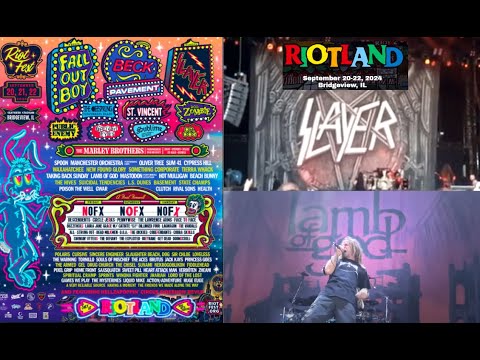 ‘Riot Fest‘ 2024 bands announced - Slayer/Mastodon/The Offspring/ Lamb of God and more!