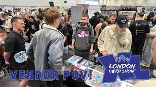 Vending at London Card Show for the first time! (largest card show in Europe - VENDOR POV)