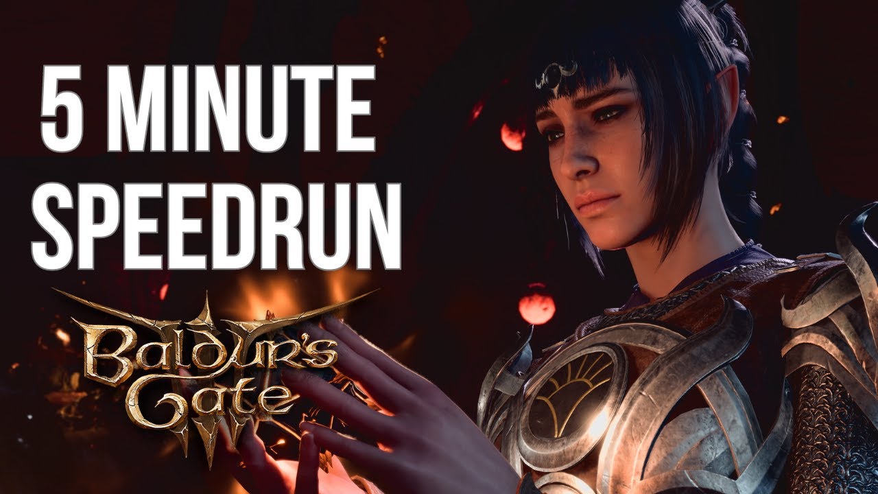 Baldur's Gate 3 Any% Speedrun in 5:39 (Former World Record) - YouTube