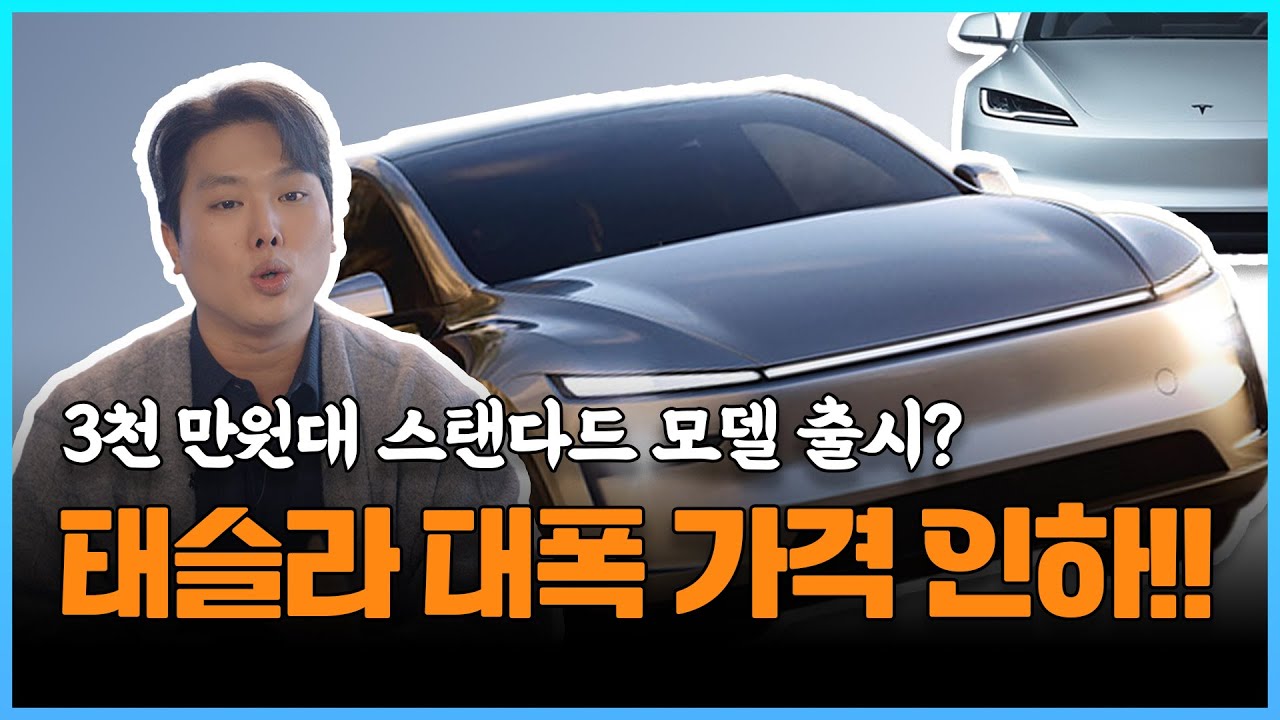 테슬라 1000만 원 가격 인하?! ㅣ 시장 전체를 집어삼키려하는 테슬라 가격 대폭 인하 분석!