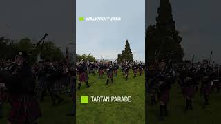 Tartan Parade | Bagpipes Band Playing on Legislature Lawn in Victoria BC [4K]