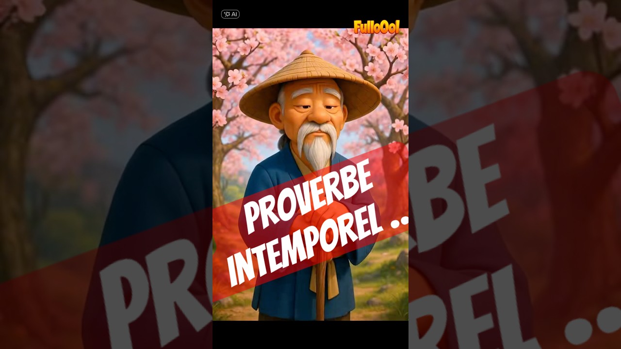 🌸 Le sage et le vent : une leçon culte #proverbe #citation