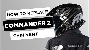 AIROH COMMANDER2 ON OFF HELMET CHIN VENT ASSEMBLY AND DISASSEMBLY VIDEO TUTORIAL