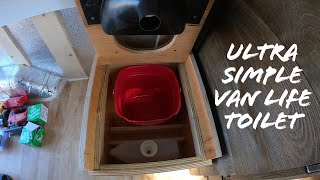 Cheap and Simple DIY Dry Composting Toilet for a Van Build