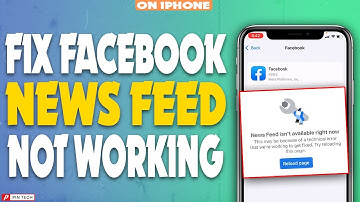 how to fix Facebook news feed not working on iPhone 2023 | PIN TECH |