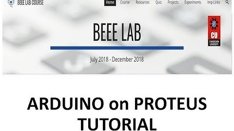 BEEE Arduino Library Installation on Proteus 8