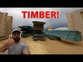 Building our family home roof timber delivery