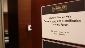 Automotive 48 Volt Power Supply and Electrification Systems 2017, Berlin - Conference Video