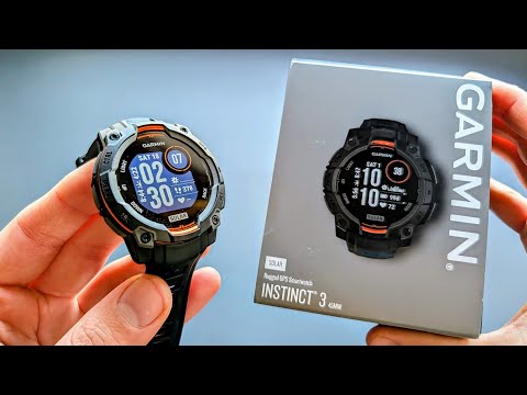 Video thumbnail: "Garmin Instinct 3 - Unboxing & Full REVIEW" — hands-on review by Ultra Value Tech on YouTube
