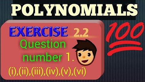 Exercise 2.2 ||question no 1|| Polynomials || Class 10th || PADHAKU BHAI