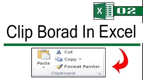 ms excel clipboard all option in urdu/hindi