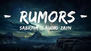 Sabrina Claudio, ZAYN - Rumors (Lyrics)  | 15p Lyrics/Letra