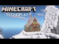 Minecraft Longplay - Peaceful Adventure, Building a Mountain House (No Commentary)