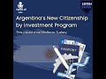 Argentina is launching a Citizenship