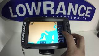 Lowrance Elite 7 Ti Pt.4 - GPS Setup видео Lowrance elite 4 chirp c gps
