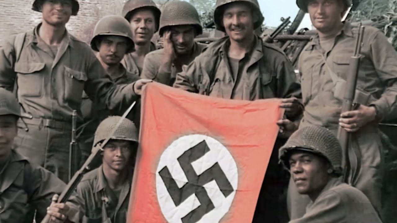 Rare Colourized Footage From The Allied Invasion Of France - YouTube