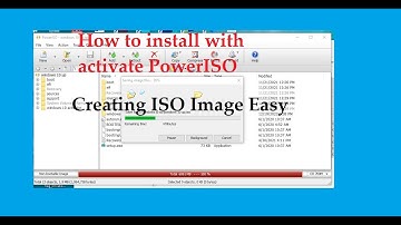 How to install & activate poweriso software with iso file crating