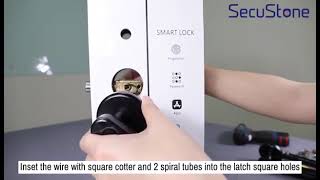 How to install upgrade C5 smart door lock