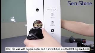 How to install upgrade C5 smart door lock?