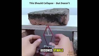 Why These Bricks Don’t Fall #science #facts #sciencefacts