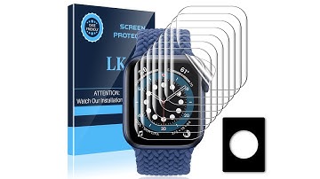 LK Flexible Film Screen Protector Installation Für Apple Watch [Neue Version von Locator]