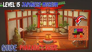 Rooms and Exits Level 15 Japanese Museum | Pharaoh's Bride  screenshot 3