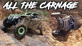 Windrock Trail 39 Carnage| X3 Blown Smart Lok Diff | KRX Broke Axle | RZR Flop