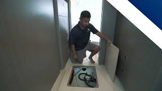Leopard 40 Powercat - How To: Operating the Heads