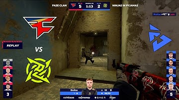 NIP vs FaZe - HIGHLIGHTS - Map 3 [MIRAGE] - BLAST Premier Fall Semi-Final CSGO 2022.