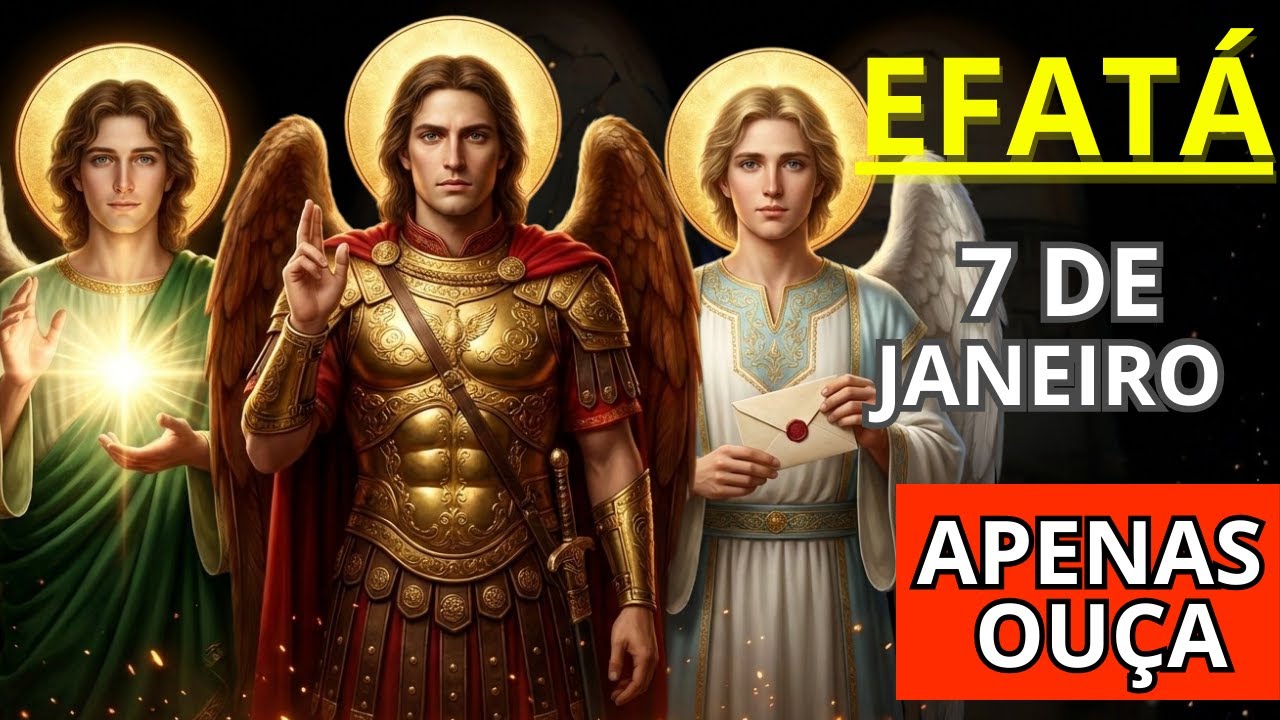 777 Não é Número, é Ativação EFATÁ dos 3 Arcanjos - São Miguel, São Rafael e São Gabriel! Ouça agora