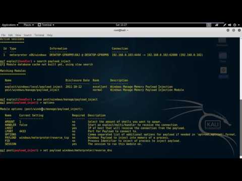 Swithcing Shell using Payload Inject