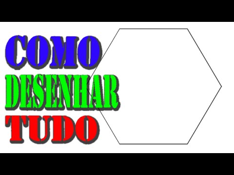 COMO APRENDER Á DESENHAR UM HEXAGONO (HOW TO DRAW A HEXAGON)