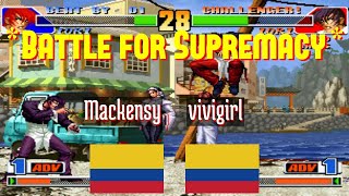 FT10 @kof98: Mackensy (CO) vs vivigirl (CO) [King of Fighters 98 Fightcade] Jan 7