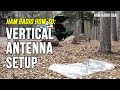 Vertical antenna step by step  youll be surprised how easy it is hamradioqa