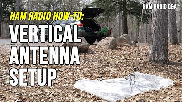 Vertical antenna step by step - You