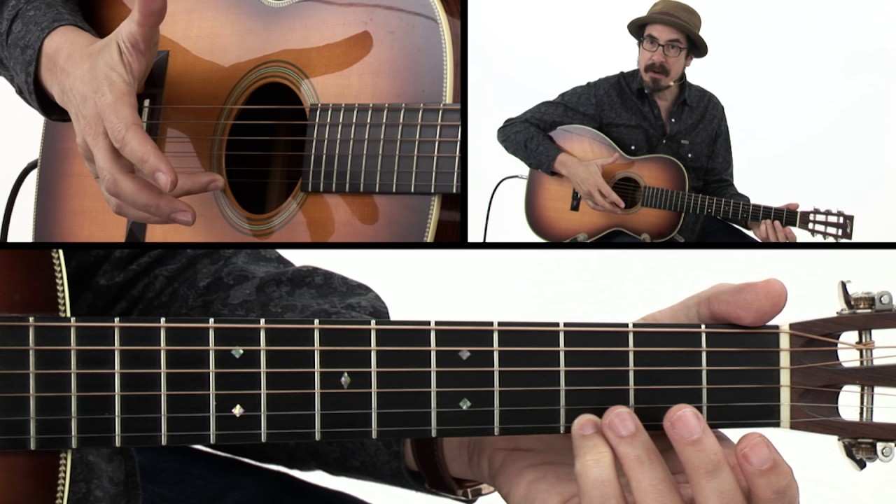 Beginner Fingerstyle Blues Lick #1 - Guitar Lesson - David Hamburger