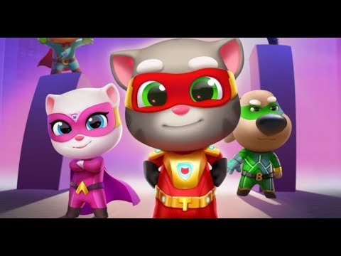 Siêu Anh Hùng Mèo Tom Tiêu Diệt Kẻ Xấu | Talking Tom Hero Dash | Top Game  Hay Android, Ios - Youtube