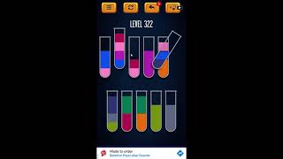 Water Sort Puzzle - Color Liquid Sorting Game Level 322 Solution