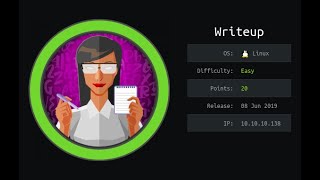 [HTB] Writeup Walkthrough