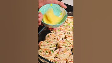 Puff Pastry Rolls Simple and easy recipe! #cooking #recipe #shorts