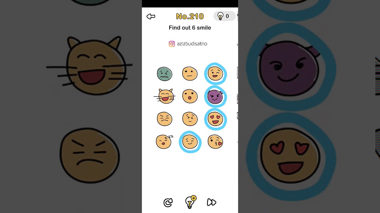 Brain Out Level 210 find out 6 smile YouTube