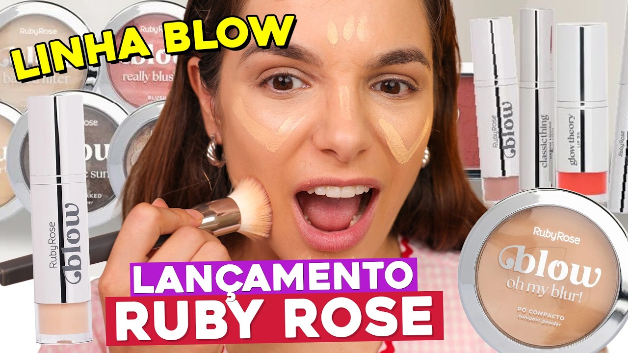IMPACTADA com a NOVA BASE BARATINHA da RUBY ROSE | LINHA BLOW