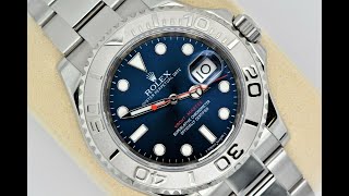 Review of the Rolex Yacht Master 40mm Blue Dial Ref #126622 #ROLEX