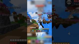 th best pvp moment in hive bedwars game, solo mode #bedwars #hiveserver #minecraft