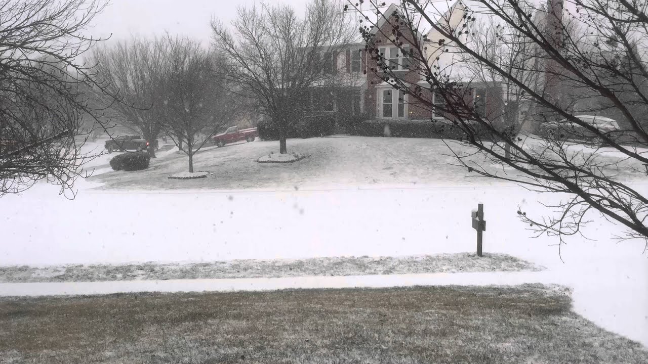SnowZilla time lapse in Northern Virginia, January 22, 2016 - YouTube