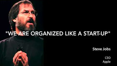 How Steve Jobs Ran Apple Like a Start-Up