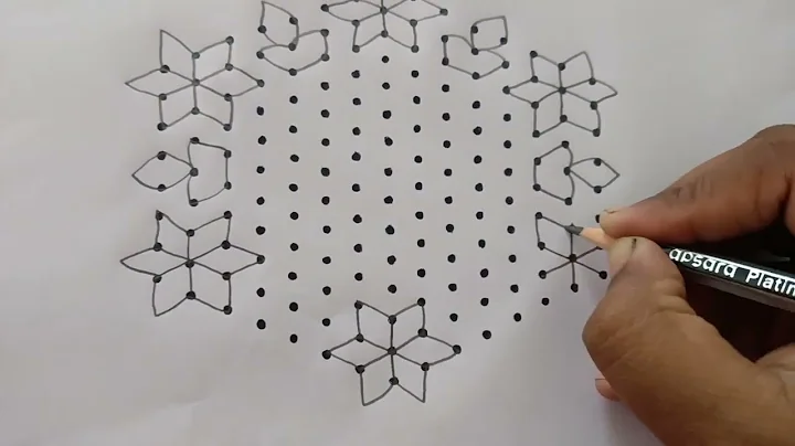 Friday special kolam💐15*8 dots Rangoli designs🌺simple muggulu🌹easy kolam💐festival kolam🌺dots kolam