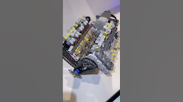 Sneak Preview! Worlds only BMW M3 V8 S65B40 32v Cross-Plane Lego Technic Engine