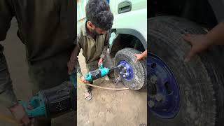 🔥Modern Tyre Shop 🛠️ | Pneumatic Machine Repair Tricks #MechanicLife #Workshop